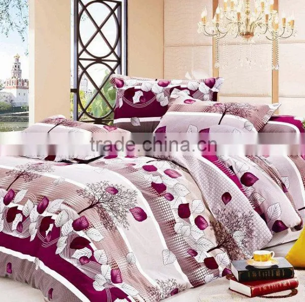 High Quality 100% Polyester Fabric Printed Fabric Soft Fabric Brushed Bedsheet of China photo-5