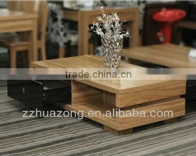 Modern Design High Gloss MDF Coffee Table photo-3