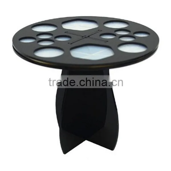 Red/white/black Acrylic Holder for Makeup Brush Tools Portable Makeup Brush Stand photo-4