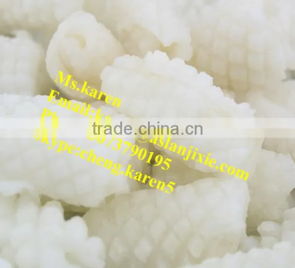 Sleeve-fish/Squid Roll Cutting and Carving Machine/High Quality Squid Roll Striping And Slicing Machine photo-4