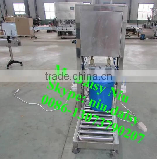 Semi-automatic Barrel Lid Press Machine/bucket Cap Pressing Machine/drum Cover Capping Machine photo-4