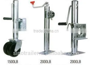 Trailer Jack With Rubber Wheel photo-2