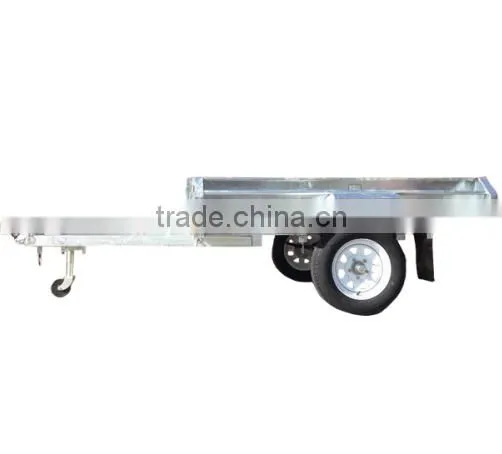 8X5ft Australia Full Welded 2.5mm Steel Chequer Plate Box Trailer With Cage photo-4