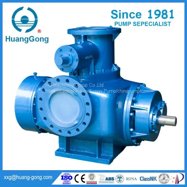 Marine Engine Lubricate Oil Pump Cargo Oil Transfer Twin Screw Pump
