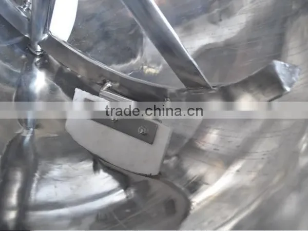 High Quality Cooking Pot Steam Jacketed Kettle,Porridge Cooking Pot Mixing Machine photo-6