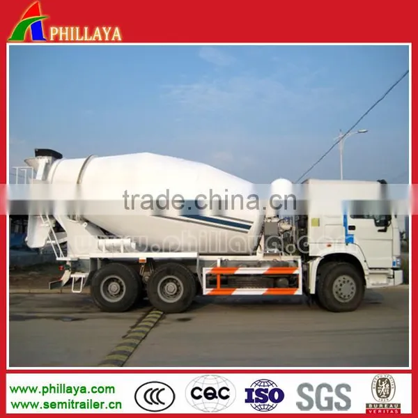 Truck Trailer Concrete Mixer Truck / Cement Semi Trailer For Sale photo-3