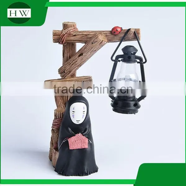Resin Decorative Mini Cartoon Spirited Away Battery Led Night Lamp Light photo-4