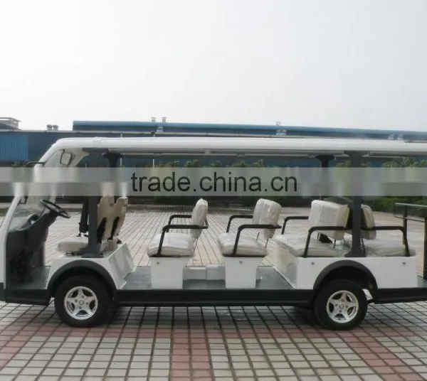 Elegant 4 Wheel City 11 Passenger Shuttle Bus Electric Utility Vehicle photo-4