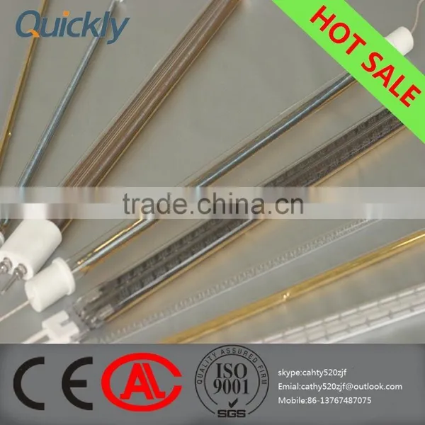 Quartz Halogen Infrared Heating Single Tube With Golden Reflector for Printing Inks ,CE Certificate,20000 Hours photo-3