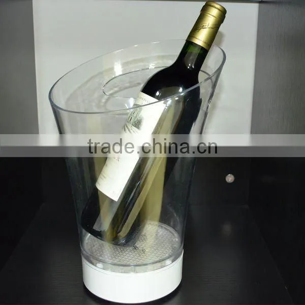 Acrylic Ice Bucket Wholesale Used Party and Club Rechargeable RGB Color Changing Promotional Led Light Ice Bucket photo-4