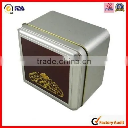 Hot Sale Tin Lovely Square Jewelly Tin Can photo-3