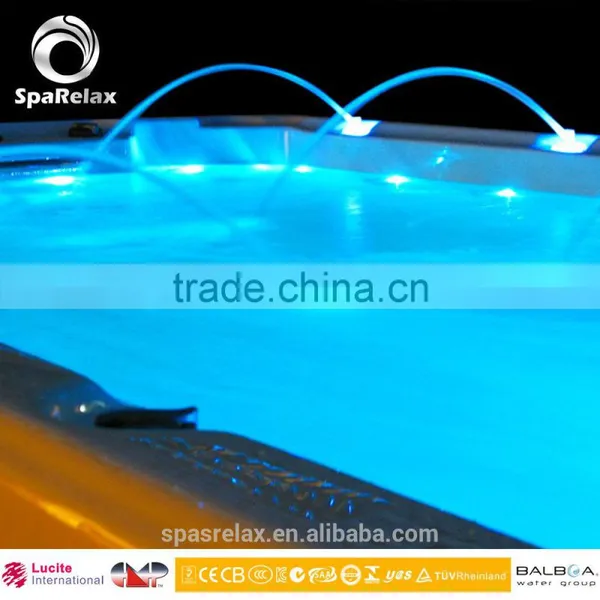Best Acrylic Mini Pool Swimming Spa for Adults With 17" TV Powerful Air Jets photo-2
