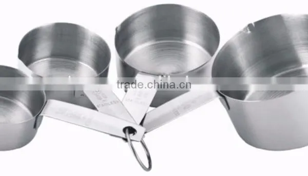 Top Quality 4pcs Stainless Steel Spoon Set Measuring Cup Spoon With Silicon Handle photo-3