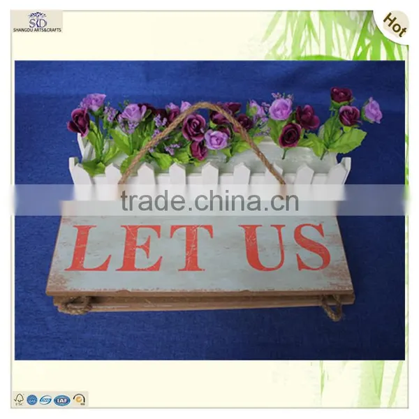 Custom Design Popular Hanging String Mdf Material Door Plate photo-6