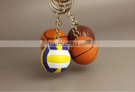3D Mini Ball Shape Custom Keychain photo-4
