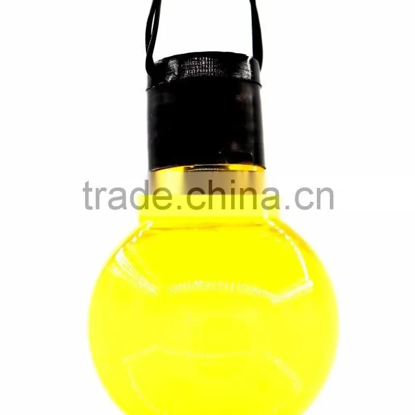 10-LED Solar Light Bulb Hanging Lantern Spiral Ball String Lights photo-3