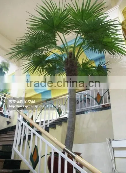 Home Garden Edging Decorative 5ft to 16ft Height Outdoor Artificial Green Plastic Palm Trees EDS06 0844 photo-5