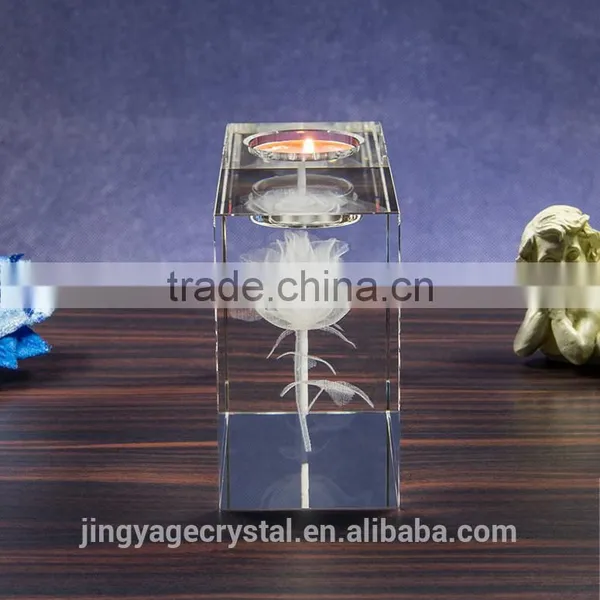 Grogeous Crystal Candle Holders for Home Decoration photo-2