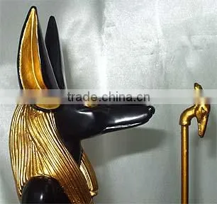 Resin Egyptian Craft Fiberglass Egyptian Decor Anubis Statues for Sale photo-4