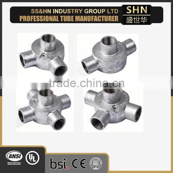 20mm and 25mm Electrical Galvanized One Way Back Entry Junction Box photo-3