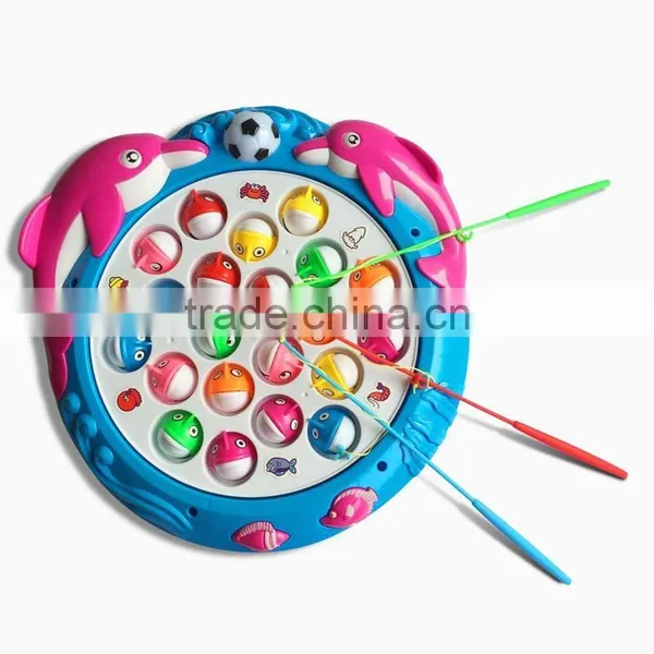 New Plastic Funny Magnetic Electric Toy Fishing Set For Kids photo-2