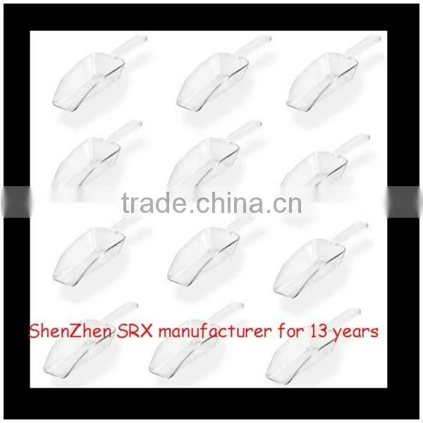 Clear Acrylic Plastic Kitchen Scoops,custom Wedding Candy Dessert Buffet Scoops,custom Plastic Ice Scoops Manufacturer photo-2