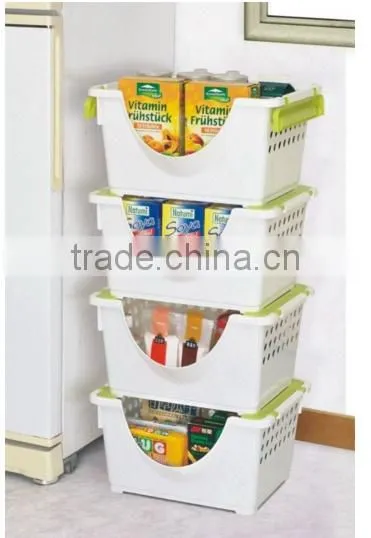 Small Plastic Stackable Basket and Storage Box photo-2