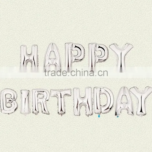 16 Inch Foil Letter Number Foil Balloons Birthday /Wedding Party Decorative Foil Balloons photo-3