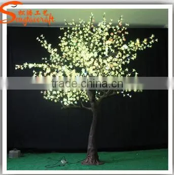 Factory Wholesale Artificial Customized Led Flower Tree Cherry Blossom Tree photo-3