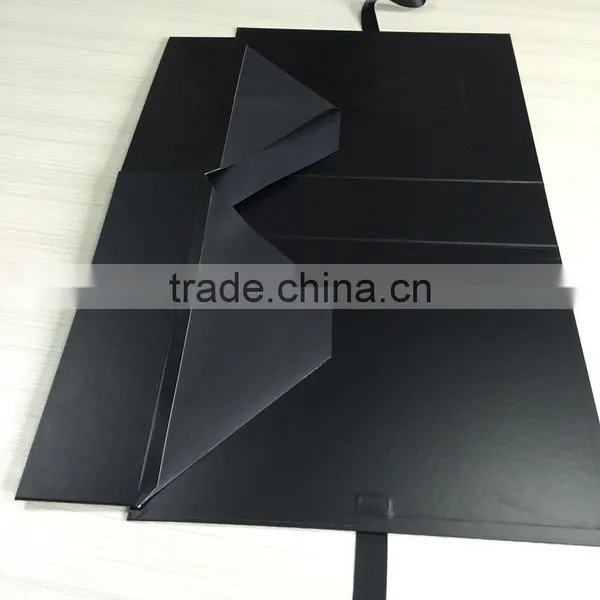 Matt Black Paper Custom Hair Extension Boxes Hair Boxes photo-4