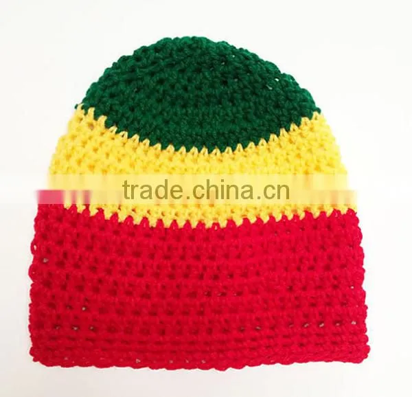 Reggae Different Colors Jamaica Knitted Hat photo-3