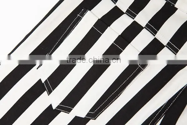 2015 New Design Zebra Stripes Printed Ladies Trousers photo-3