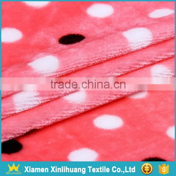 Wholesale Super Soft Knit Printed Flannel Fabric for Babies Clothing photo-3