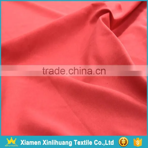 Direct Sale 75D*75D 100% Polyester Microfiber Plain Peach Skin Fabric photo-4