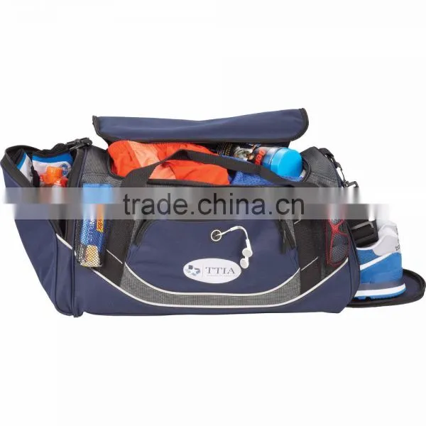 Dunes 22" Deluxe Sports Duffel Bag - Has Zippered U-shaped Main Compartment and Comes With Your Logo. photo-5