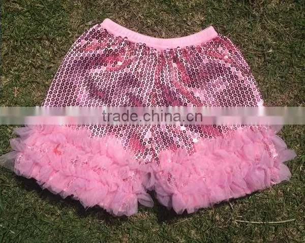Bulk Wholesale Various Colors Sequins Short/ Petti Shorts/Pantie /Baby Shorts Girl Trousers Cloth photo-2