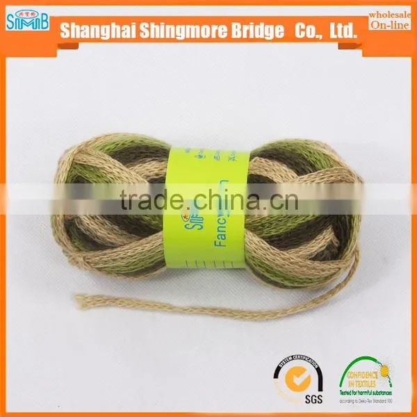 Trade Assurance Yarn Factory Supply Fancy Yarn Hand Knitting Acrylic Tube Yarn With 50g Balls photo-4