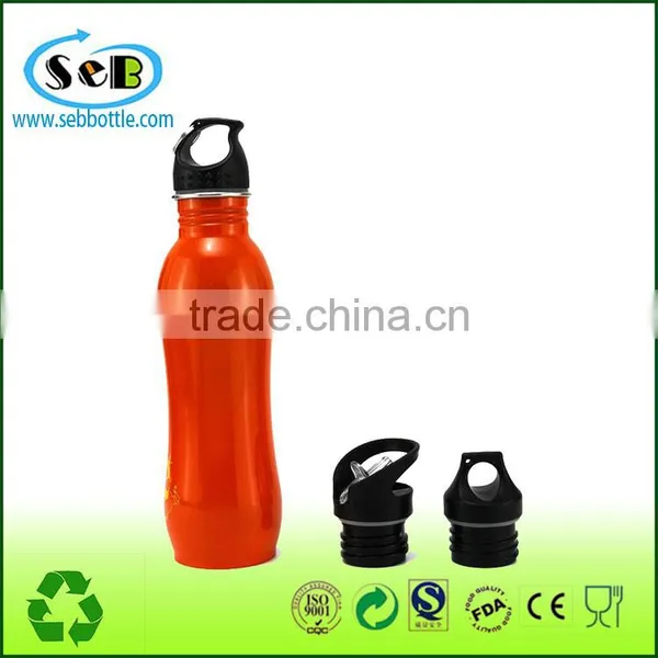 Wholesale 600ml Stainless Steel Outdoor Sports Water Bottle With Climbing Buckle Custom Logo photo-2