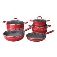 Sell 10 Pieces Pressed Aluminum Cookware Set