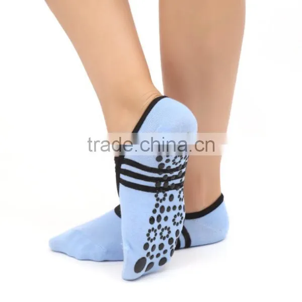 Woman Cotton Knitted Yoga Socks, Anti Slip Yoga Pilates Socks With Low Mqq photo-3