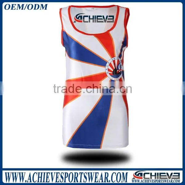 Customized Cheerleading Crop Tops, Netball Dresses, Table Tennis Jersey photo-6