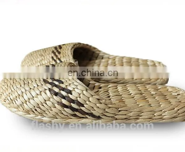 Wholesale Hand Woven Slippers Rush Slipper Spa Plain Raffie Slippers 2017 photo-6