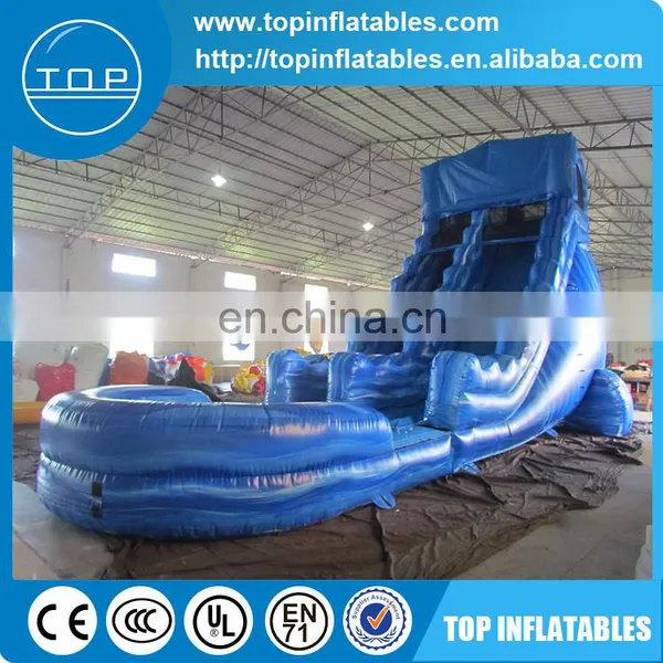 Funny Inflatable Water Park Gaint Blue Marble Water Slide photo-4
