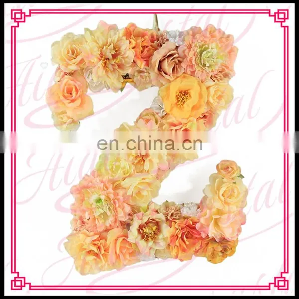 Aidocrystal Luxury Wedding Decoration Blue Green Customized Letters Flower Wall Backdrop photo-5
