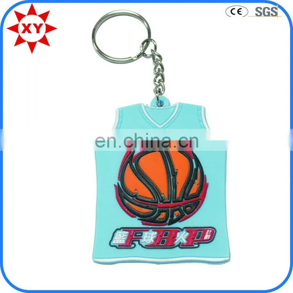 Wholesale Cheap Pvc Rubber Keychain With Flourescence Color photo-6