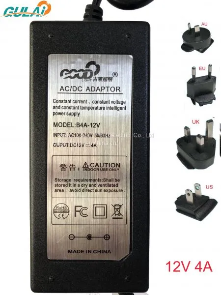 12V 4A 48W POWER SUPPLY ADAPTER -GULAI photo-2