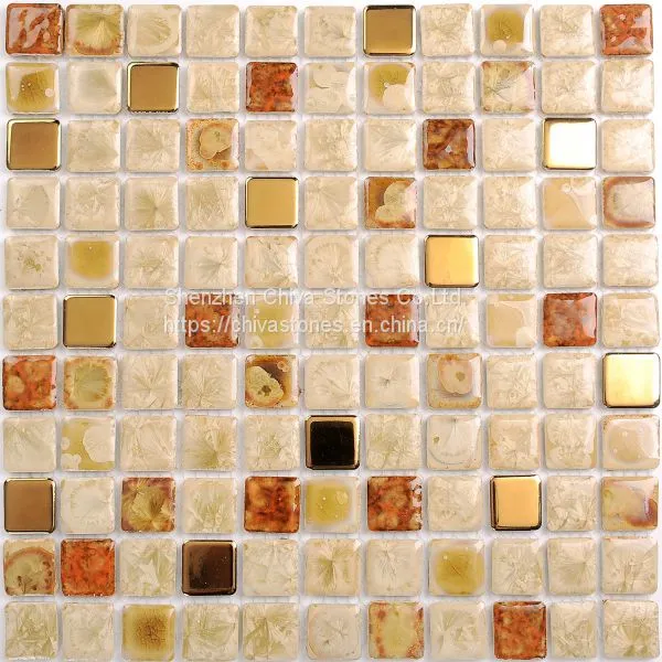 Swimming Pool Blue Mosaic Bisazza Style Water Feature Decoration Mosaic Glass Crystal Mosaic photo-4
