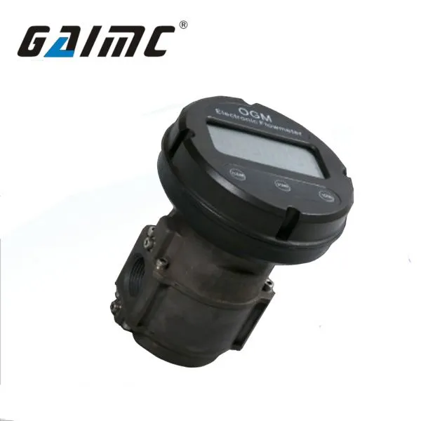 GOG600 OGM 1 Inch Thread Diesel Electronic Oval Gear Flowmeter photo-2