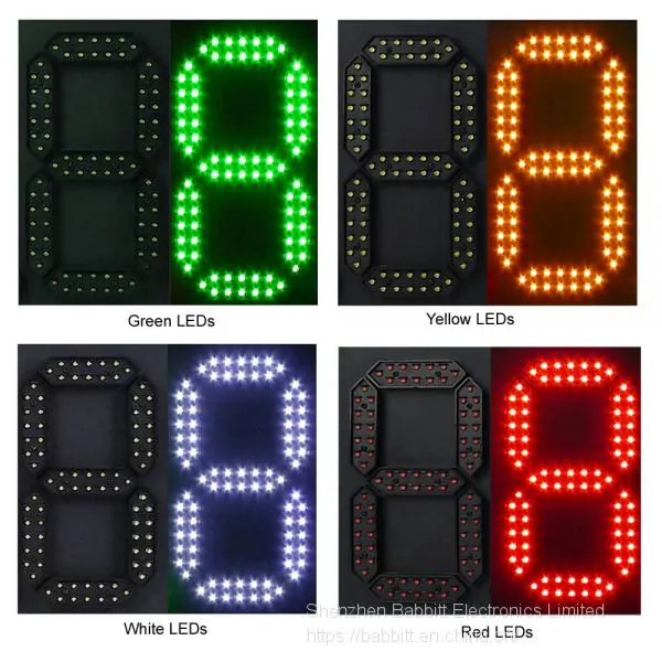 8inch Green Color Gas Station LED Price Sign,Outdoor LED Electronic Digital Price Signs photo-3