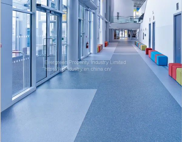 Vinyl Homogeneous Flooring Sheet From Qingdao Singreat in Chinese(Evergreen Properity ) photo-4